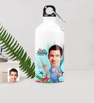 

Personalized Mr Dentist Caricature Of Metal Water bowl (500 ml.) 4
