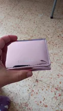 LIMIT-cartera de lujo de cuero PU para mujer, Mini billetera láser de lujo para chicas, tarjetero, monedero, embrague, 500