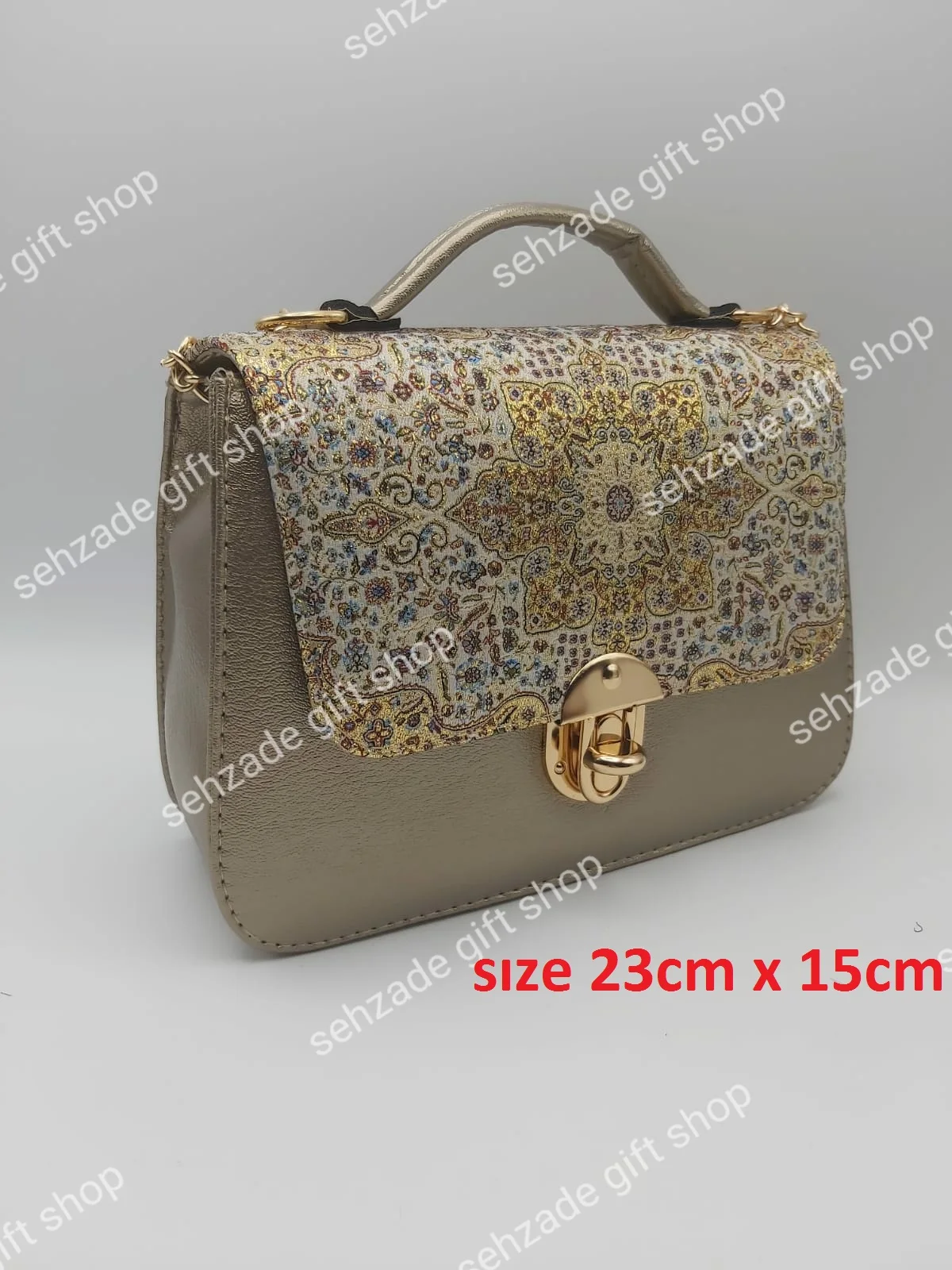 Turkish Female Accessories Top-handle Traditional Authentic Handbag Kilim Carpet Design Zipper Shoulder Bag For Women Teenage