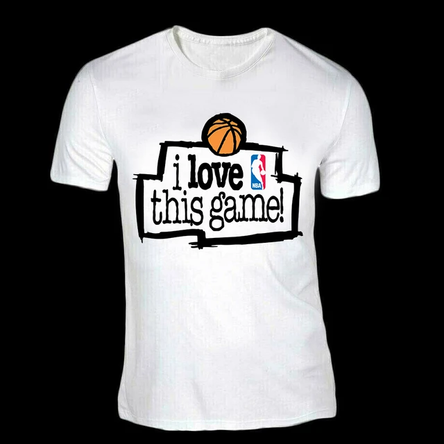 Cotton I LOVE GAME NBA DTG short sleeve t-shirt -