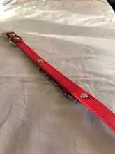 Personalized Dog Collar Leather Rhinestone Bling Charms Custom Pet Dogs Cat Name