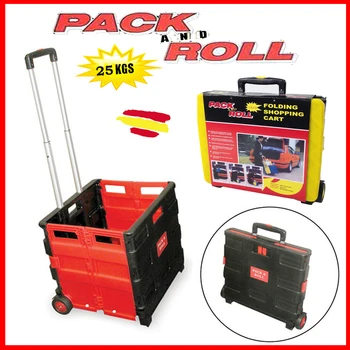 

Trolley folding Pack and ROLL briefs Purchase car travel camping carry 25 KG
