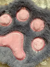 Bolso bandolera con cremallera y cadena con pata de oso para niña, monedero de felpa suave para niño pequeño, accesorios para bebé