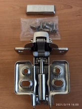 NAIERDI-bisagra hidráulica de hierro sin óxido, amortiguador de núcleo de hierro, bisagras de armario, bisagras de puerta de armario, Hardware de Cierre Suave