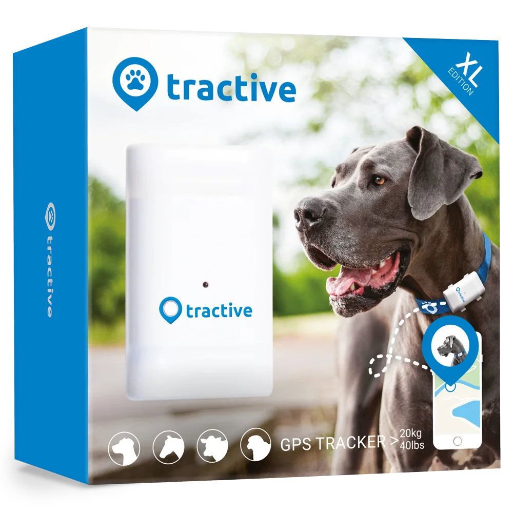 Tractive GPS DOG XL gps tracker for dogs with activity tracking colla