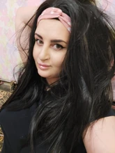 Pelucas de diadema largas y rectas para mujeres negras, pelo sintético resistente al calor, hecha a máquina, 20, 22, 24, 26, 28 y 30 pulgadas