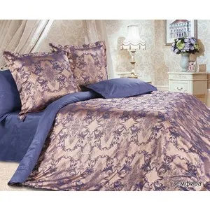 

Bed linen ecotex euro, satin jacquard, Zemfira (кэеземфира) (4670016950451)
