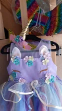 Summer Dress Girls Clothing Princess-Costume Unicorn Girl Birthday-Party Kids 10-Years