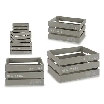 

Storage Box Wood 3 (30 x 20 x 40 cm) (3 pcs)