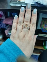 FDLK-Conjunto de anillos de boda elegantes para mujer, joyería de compromiso con brillante intenso, anillo de circón para mujer, 2 uds.