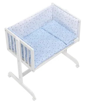 

Minicuna Hauck Lit D'appoint with Textile Blue Crown