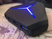 Concentrador de red USB 3,0, divisor multiusb 2,0/3,0, lector de tarjetas, auriculares, micrófono, Jack, 6 puertos, Hub para escritorio, PC y Notebook