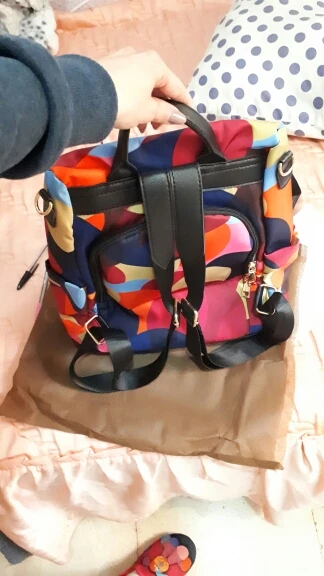 Sac à Dos Antivol Femme Multicolore