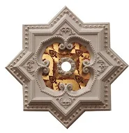 

Decogold 60 * 60 cm star Palace ceiling accessory white gold decorative ceiling