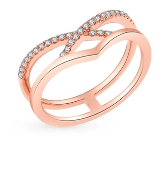 

Gold ring with diamonds sunlight sample 585