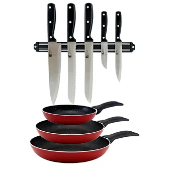 

Juego de pans and kitchen knives BERGNER collection Network & marble