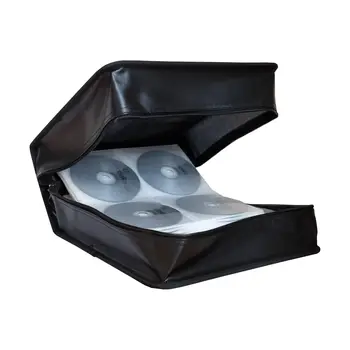 

Media Storage Wallet for CD-DVD-BD | Synthetic leather overlay | 500 discs | Black | MediaRange