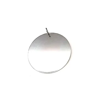 

Pendant Silver Law 24mm 925m. Smooth disc [AA8209]