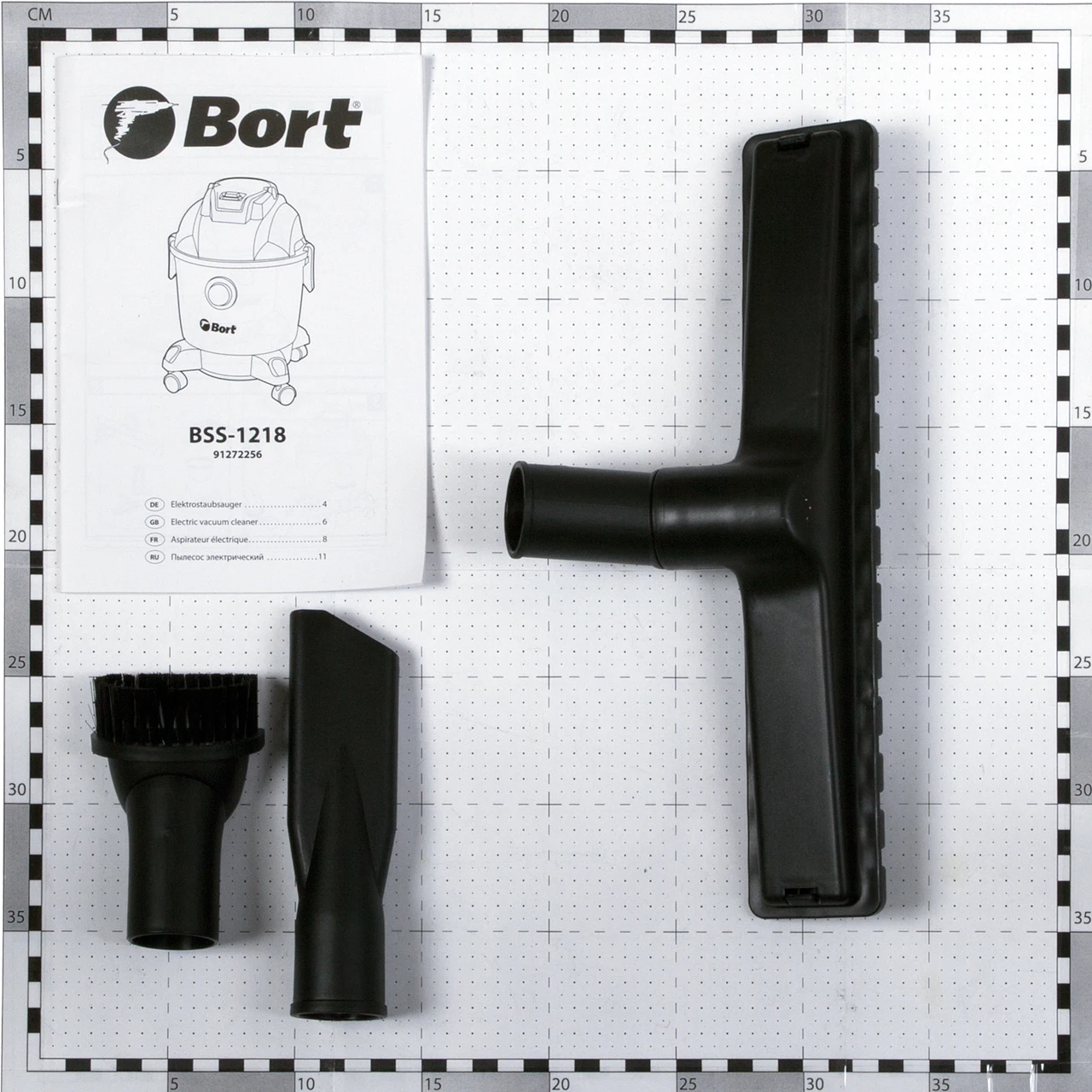 Пылесос для сухой и влажной уборки Bort BSS-1218 (Мощность 1200 Вт, вместимость пылесборника 18 л, длина шланга 4 м, функция