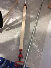 Abrazadera de tubo de pegamento de madera de liberación rápida, juego de abrazadera de Metal y madera de hierro de alta resistencia, Base ancha, banco de trabajo de carpintería, 26,5mm, 3/4 pulgadas, 4 Uds.