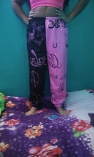 Pantalones holgados de estilo informal para mujer, pantalones Harem con estampado de historietas, pantalones de chándal de estilo Hip Hop, pantalones informales, Kpop