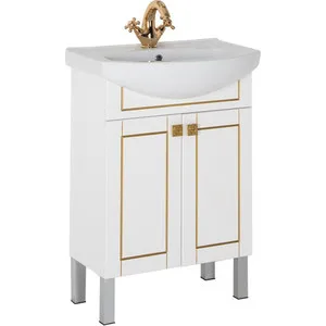 

Cabinet under the sink Aquanet Chester 60 white/gold (186104)