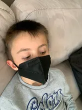 Mascarillas FFP2 reutilizables para niños, máscaras faciales con filtros de 5 capas, KN95, fp2, con elásticos para las orejas, CE