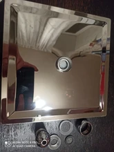 Cabezal de ducha de cascada ultrafina de acero inoxidable, cabezal de ducha de lluvia Cuadrado y Redondo de 10/8/6 pulgadas