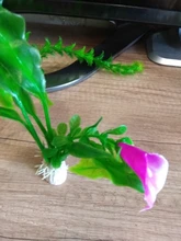 Tank-Decoration-Accessories Plastic Aquarium Water-Plants Artificial Green Fake Home