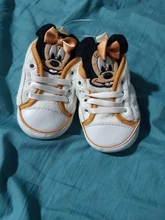 Disney-zapatos de princesa para niñas pequeñas, bonitos, de dibujos animados, Minnie, rosa, Mickey, para recién nacidos