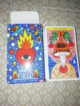 Ricardo Cavolo-Cartas del Tarot del Fuego con guía electrónica, juego de cartas con libro explicativo, juego para leer el oráculo