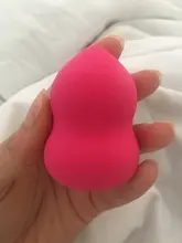 Puff cosmético en polvo para mujer, base de maquillaje esponja, belleza para maquillaje, herramientas y accesorios, forma de gota de agua, 1 ud.