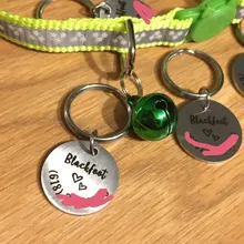 Collar Dog Pet-Accessories Id-Tag Puppy Engraved Name Anti-Lost Personalized for Cat