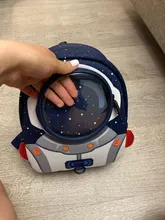 3D cohetes Anti-perdido mochilas de escuela para niñas de dibujos animados de alta calidad juguete niños mochila de guardería regalos de los niños para 1-6