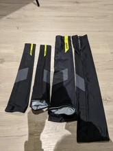 MAVIC-Calentadores de piernas Cosmic Pro Team, protección UV negra, calentador de brazo transpirable para ciclismo, carreras, MTB