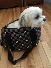 Bolso de viaje para mascotas, bolsa de hombro tipo Oxford de malla, cómoda, bolso grande de hombro