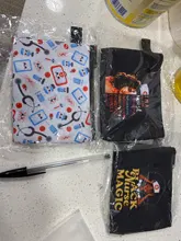 Gracias Doctor y enfermera monedero damas enfermera con alas ECG bolsas de almacenamiento corta de las mujeres monedero soporte para tarjetas Simple bolsa de dinero