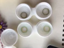 Easysmall de color azul hermoso alumno lentes de contacto cosméticos para los ojos artificiales alumno grado 2 unids/par receta miopía