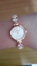 Reloj de pulsera dorado y plateado para mujer, reloj de cristal de roca, reloj de pulsera de cuarzo de lujo para mujer