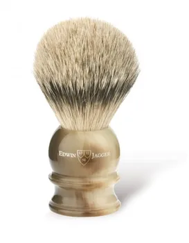 

Edwin Jagger Silvertip Badger Shaving Brush Horn