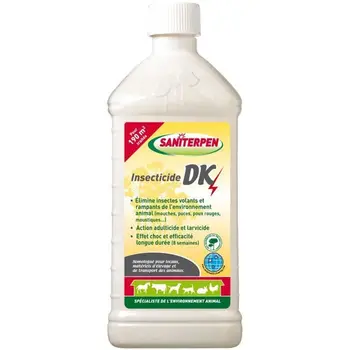 

Insecticide SANITERPEN concentrated DK-For the treatment of housing and transport equipment for pets-1 L