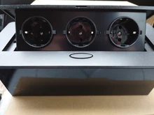 Enchufe DE escritorio toma DE corriente 2 3 DE EU FR con carga USB lenta emergente cubierta DE aleación DE aluminio plateado negro para sala DE reuniones enchufe pared,enchufes para pared,toma de corriente ,tomacorrien