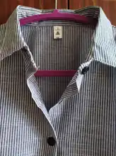 Tops para mujer Blusas a rayas Camisa Casual Estilo suelto Camisa Tallas grandes Blusas de manga larga Camisas Oficina Ropa de mujer Tops