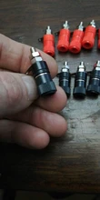 Socket-Connector Banana-Plugs Binding-Post 4mm Nickel-Plated Black Red 10pcs Nut DIY