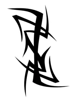 

Tribal #7 - 20 cm x 28 cm - Extra large Rectangular