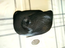 QQXCAIW-Peluca de pelo sintético largo liso para mujer pelucas de pelo sintético resistentes al calor en color negro, blanco, rosa, naranja, morado y gris