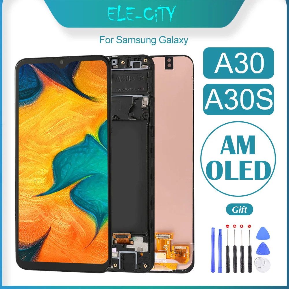 ЖК-дисплей 6 4 дюйма для Samsung Galaxy A30/A30s/A305F/A307F | Мобильные телефоны и аксессуары