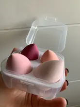 esponja maquillaje, XISHOW-esponja para maquillaje, licuadora de belleza, base de maquillaje en polvo, colorete, accesorios de maquillaje, herramienta, huevo de belleza, 1/4 Uds.