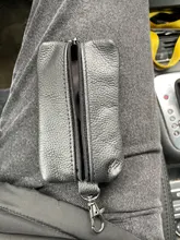 Funda de cuero para llaves de coche para hombre y mujer, carteras con llavero, funda para llaves, organizador de tarjetas