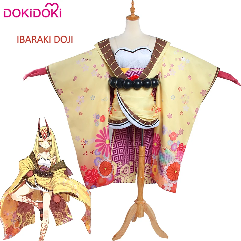 

DokiDoki Fate Cosplay Ibaraki Doji Cosplay Costume Fate Grand Order Costume FGO Women Halloween Costume